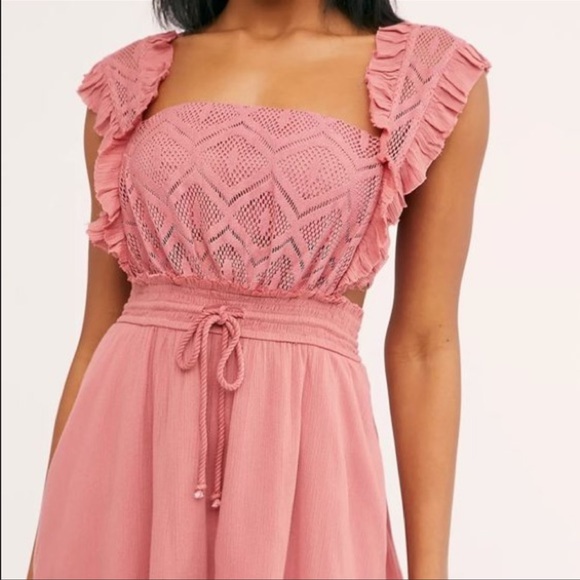 FREE PROPLE | Fuego Smocked Mini Dress (size XS) - Picture 1 of 9